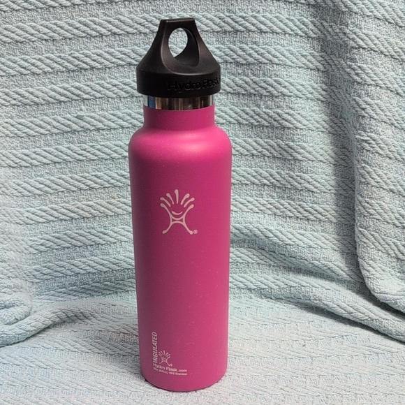 Hydro Flask Other - Hydro Flask Magenta Bottle with Black Lid